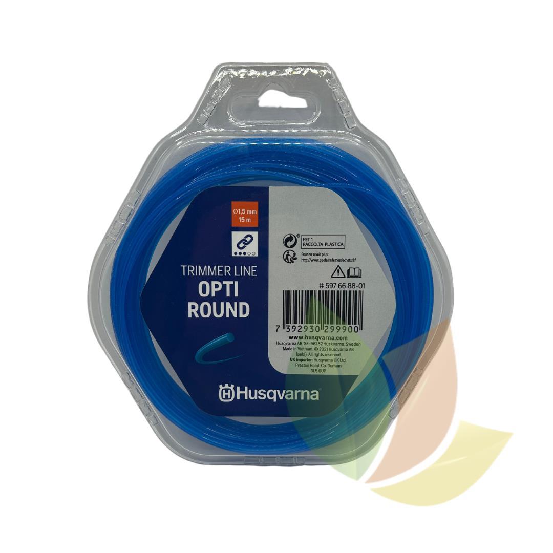 Rolo 15M Fio Nylon Husqvarna STD Trimmy 1.5mm